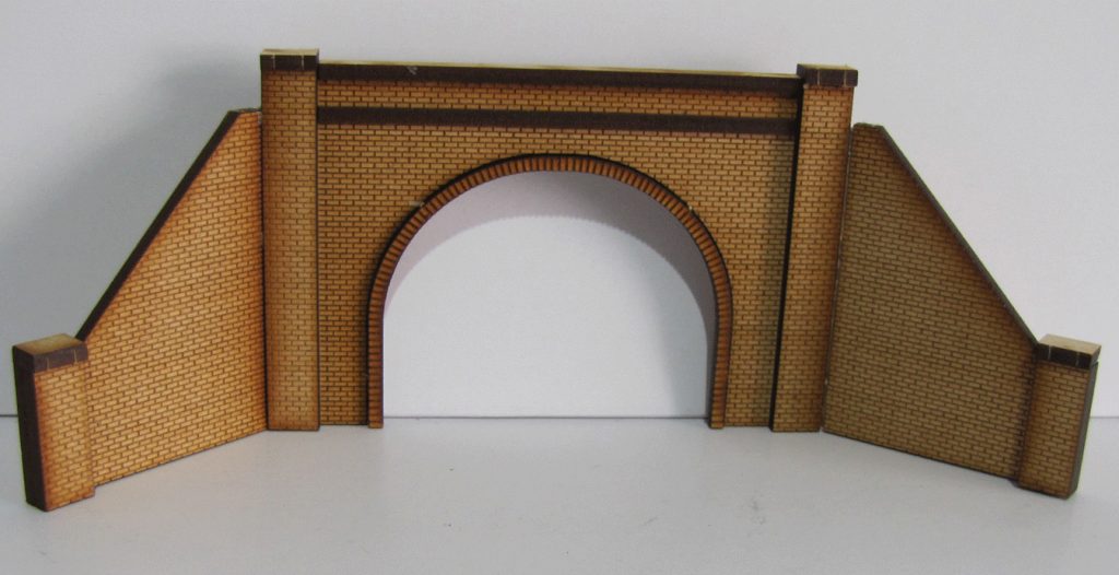 SM1070 HO Scale Laser Cut "Double Tunnel Portal" Trackside Models