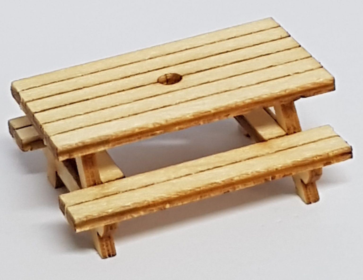 SM1011 - HO Scale - Laser Cut "Picnic Tables" - 6 Per Pack - Trackside ...