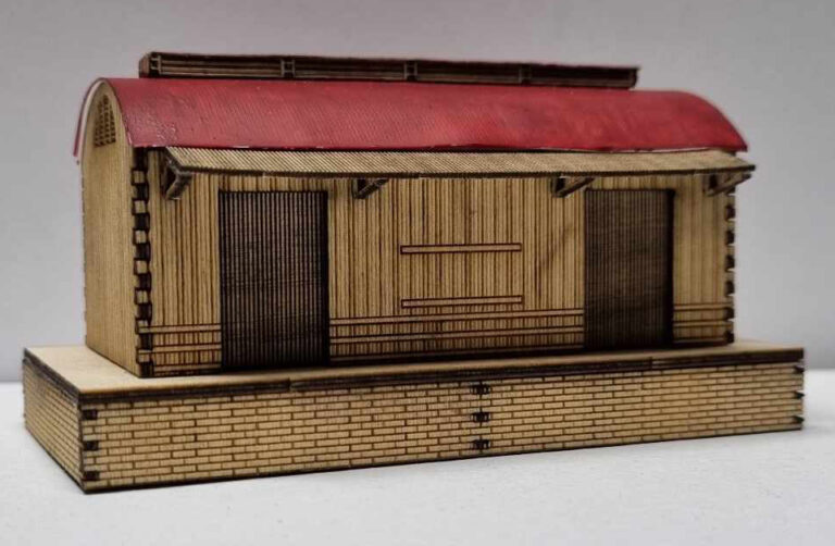 SM049 N Scale Laser Cut "Tanunda Goods Shed" Trackside Models