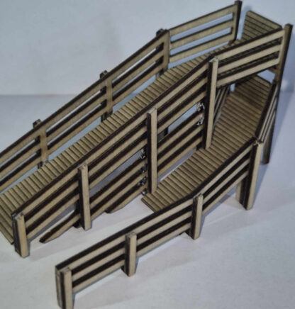 SM1087 - HO Scale - Laser Cut "Sheep Ramp & Yard"