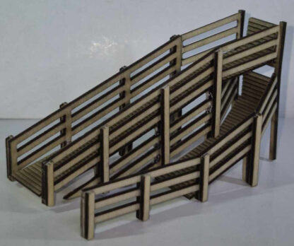 SM1087 - HO Scale - Laser Cut "Sheep Ramp & Yard" - Image 2